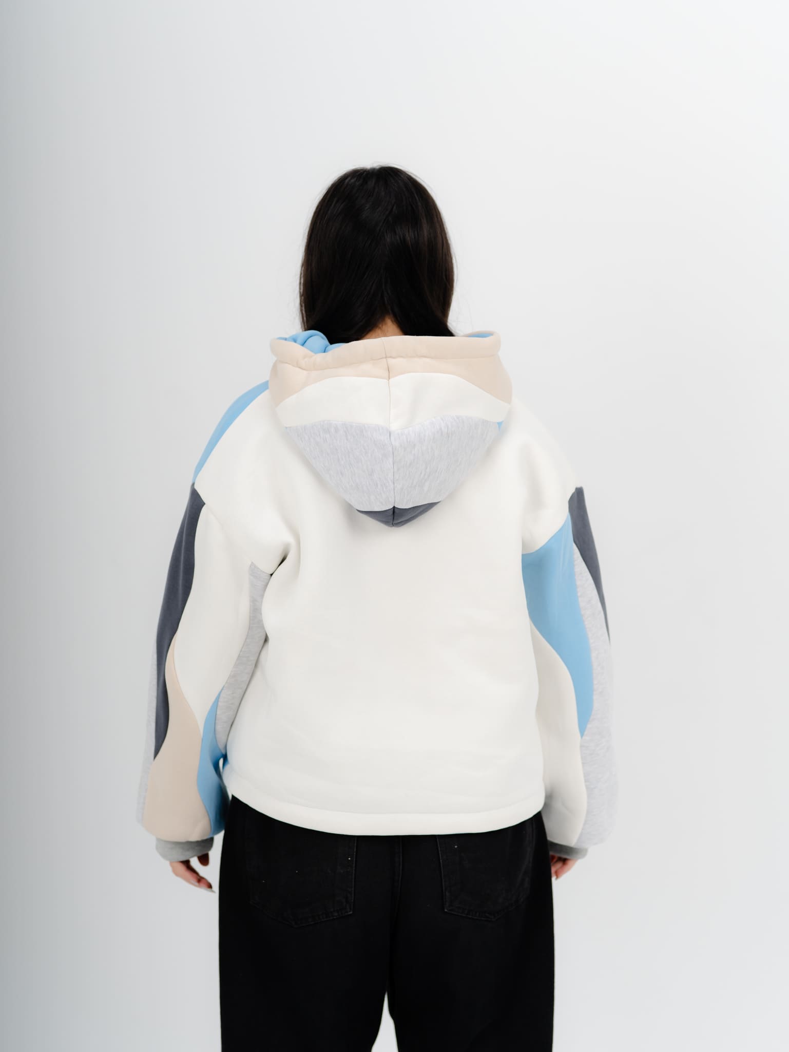 Sky Flow | Double Face Box Fit Jacket | 2 Looks in 1 | 100% Melton Cotton