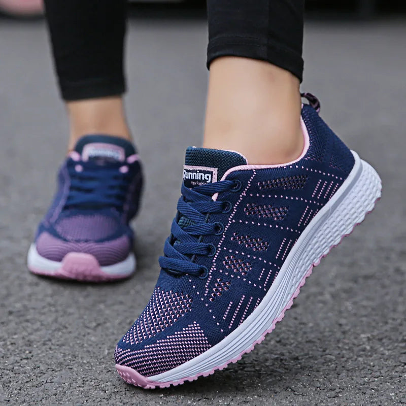 Breathable Mesh Sneakers - Wave Fashion