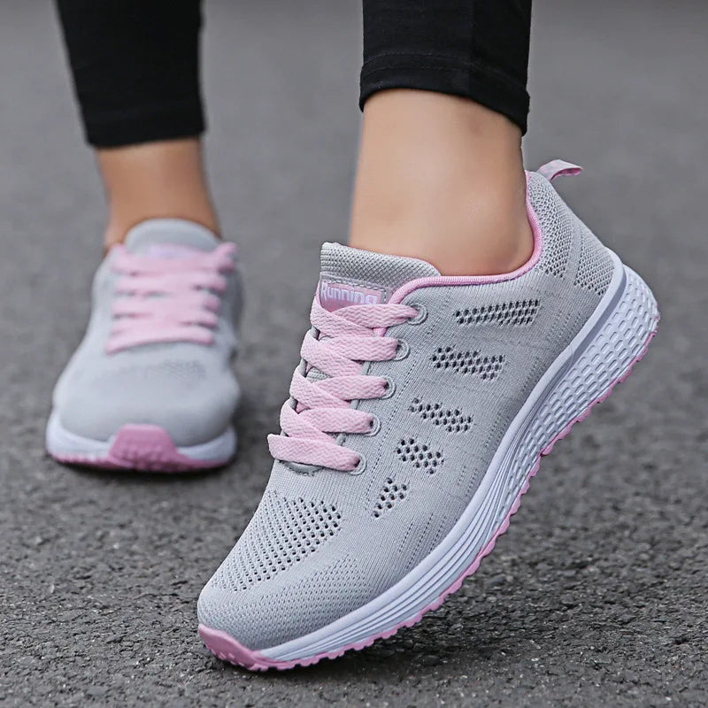 Breathable Mesh Sneakers - Wave Fashion