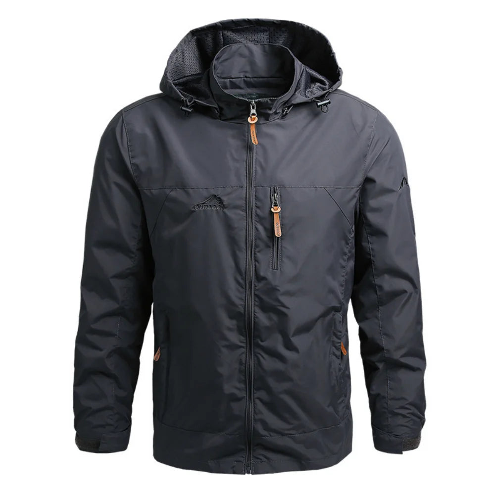 Männer Herbst Windjacke Mann Oversize Windschutzscheibe Jacke Männer Frühling Mantel Herren Camping Jacken Männliche Arbeit Tragen Kleidung