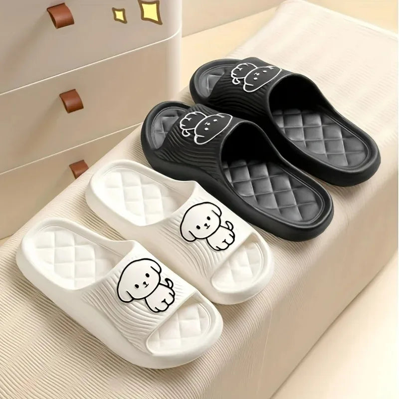 Cute Couple Non-Slip Slippers - Wave Fashion