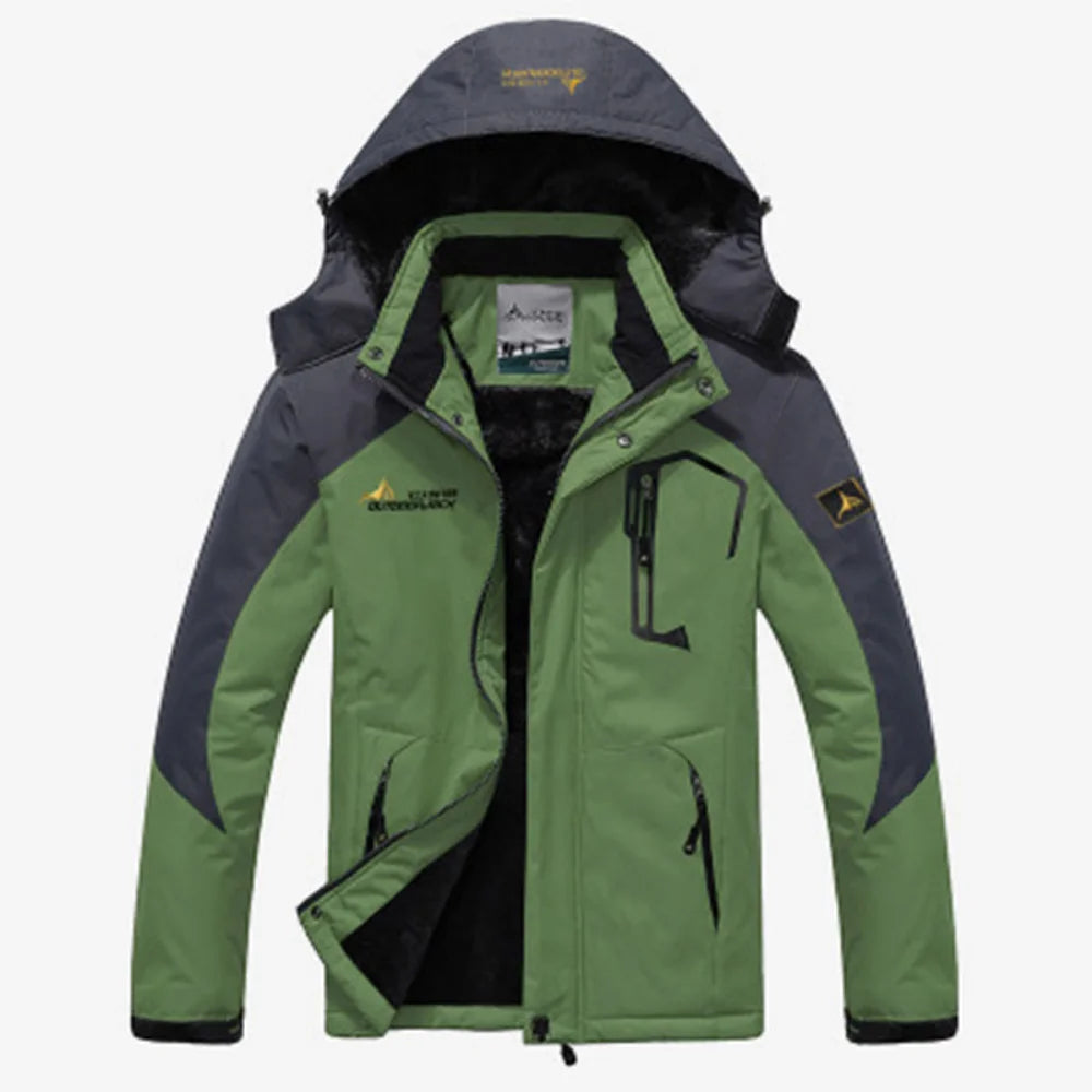 Winter Parka Männer Windschutz Plus Dicke Warme Wind Pelz Mäntel Männlichen Militär Mit Kapuze Anorak Jacken männer Winter Jacken