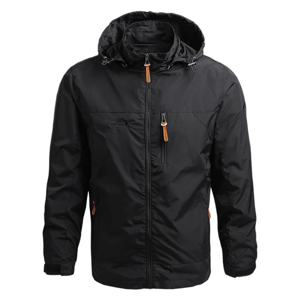 Männer Herbst Windjacke Mann Oversize Windschutzscheibe Jacke Männer Frühling Mantel Herren Camping Jacken Männliche Arbeit Tragen Kleidung